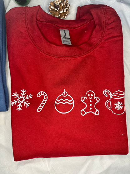 Christmas Doodle Crewneck