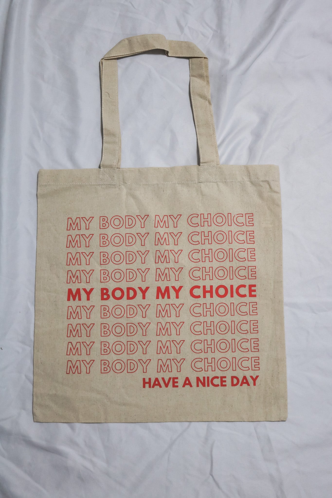 My Body My Choice Tote Bag