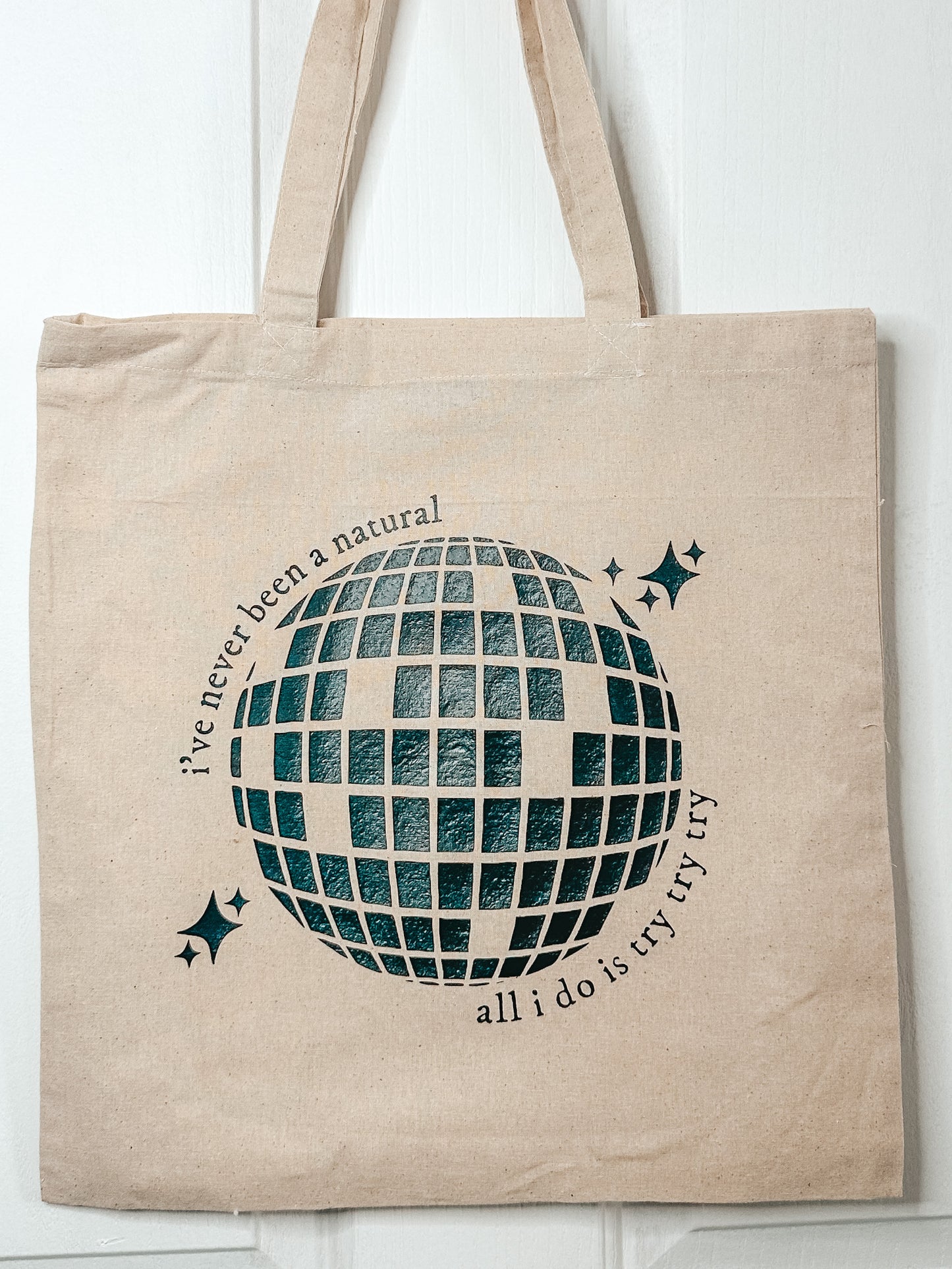 Mirrorball Canvas Tote Bag